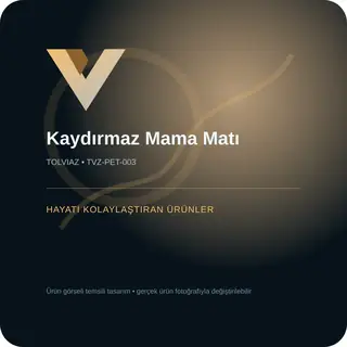 Kaydırmaz Mama Matı