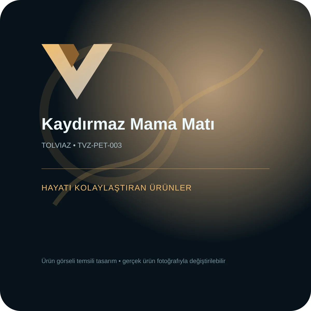 Kaydırmaz Mama Matı