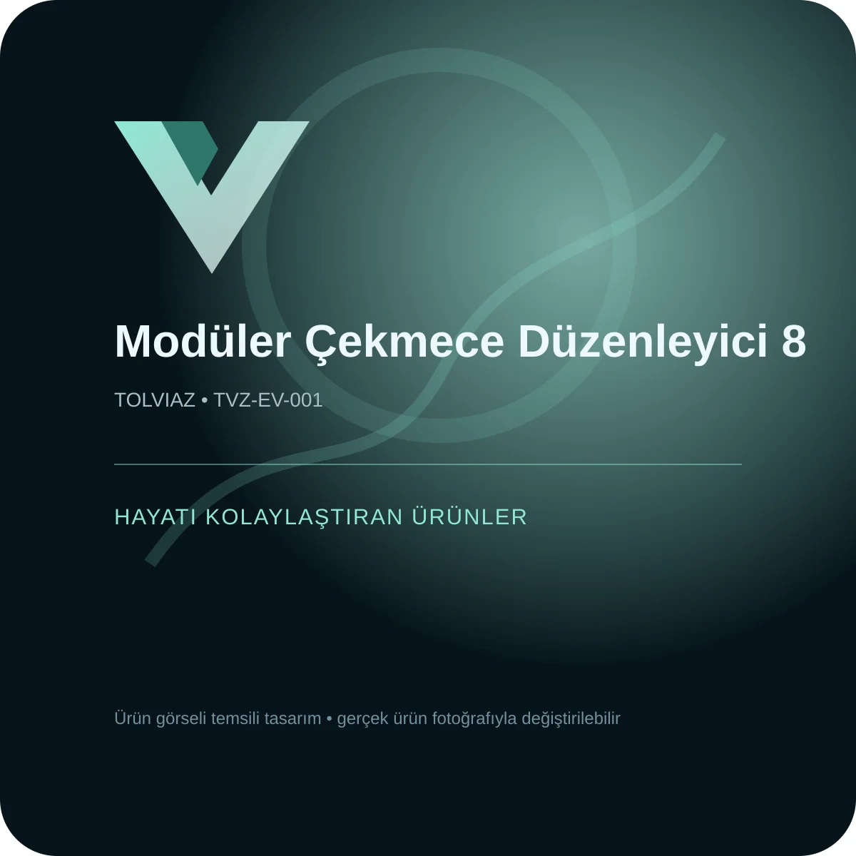 Modüler Çekmece Düzenleyici 8'li