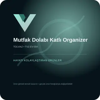 Mutfak Dolabı Katlı Organizer