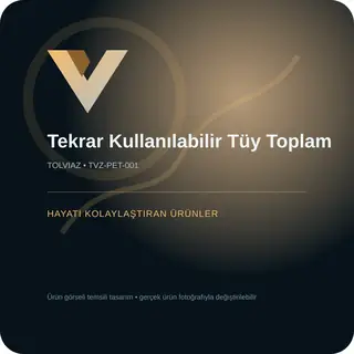 Tekrar Kullanılabilir Tüy Toplama Aparatı